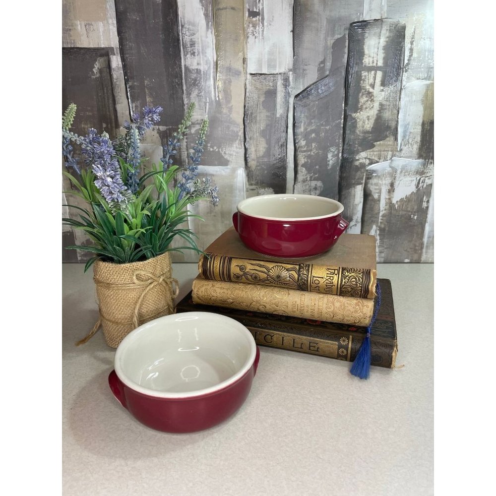 Vintage Sebring Hall Pottery American Airlines Ceramic Indiv Soup Casserole Bowl